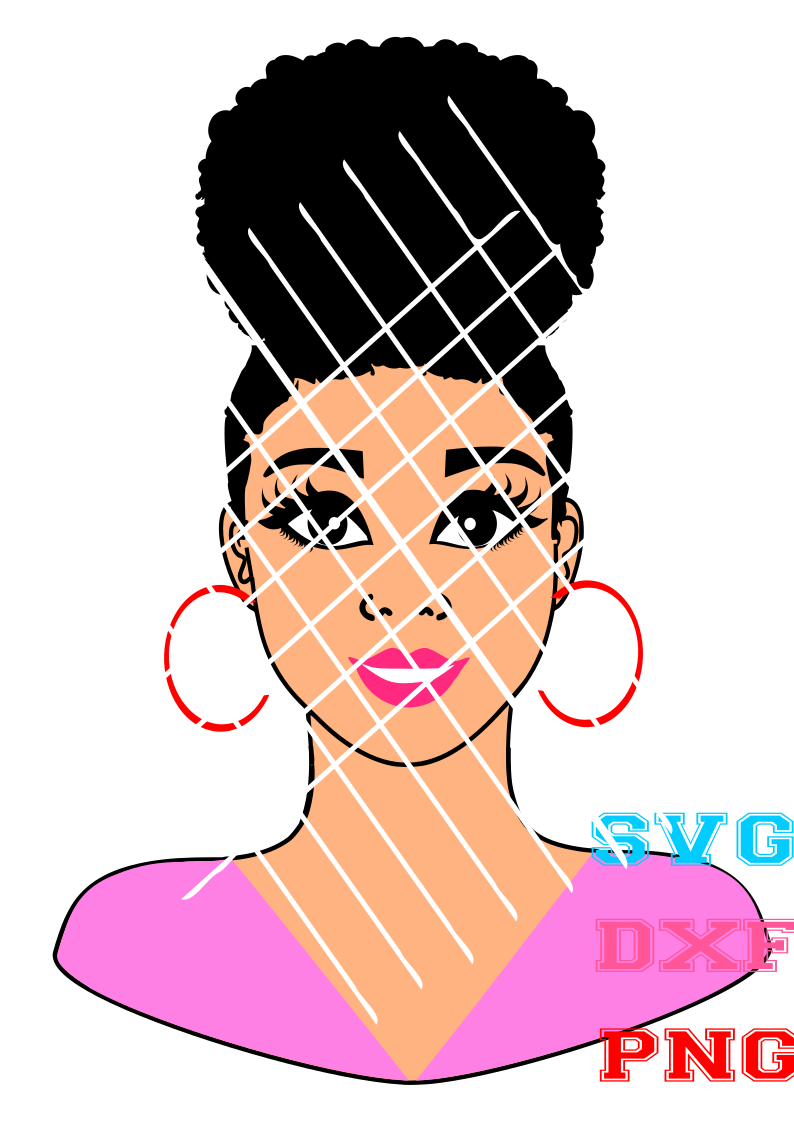 20 images SVG Bundle, Afro images