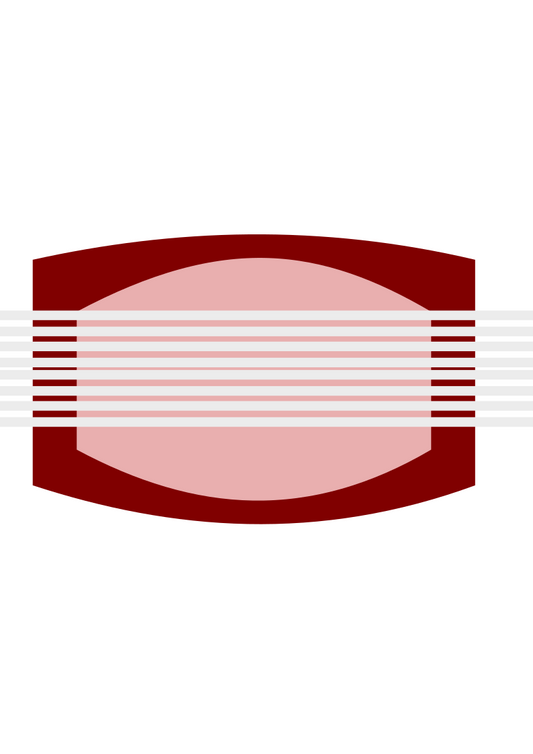 Pattern of  Blank KIDS Sublimation Mask Print areas, Sub Blanks,Polyester Masks