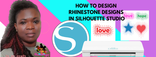 How to design Rhinestone SVG templates in Silhouette Studio